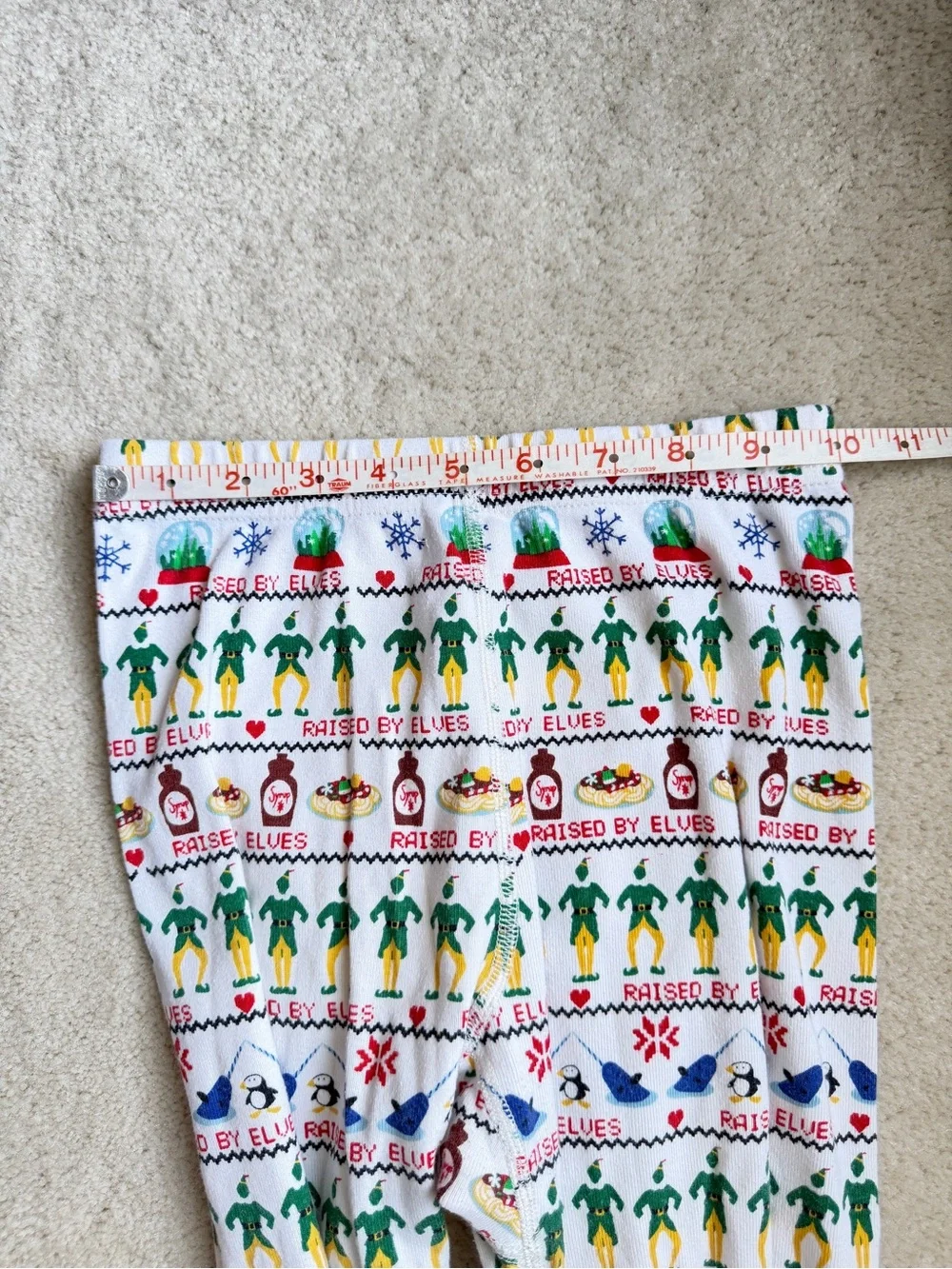 Hanna Andersson Buddy the ELF Christmas Pajama Set Size 8